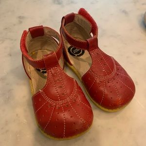 Red livie and Luca shoes